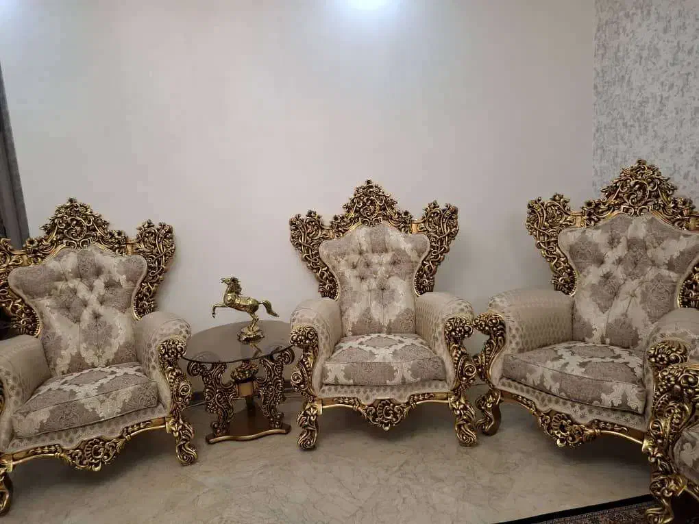 فروش مبلمان استیل 9 نفره|مبلمان خانگی و میز عسلی|تهران, شهرک دریا|دیوار