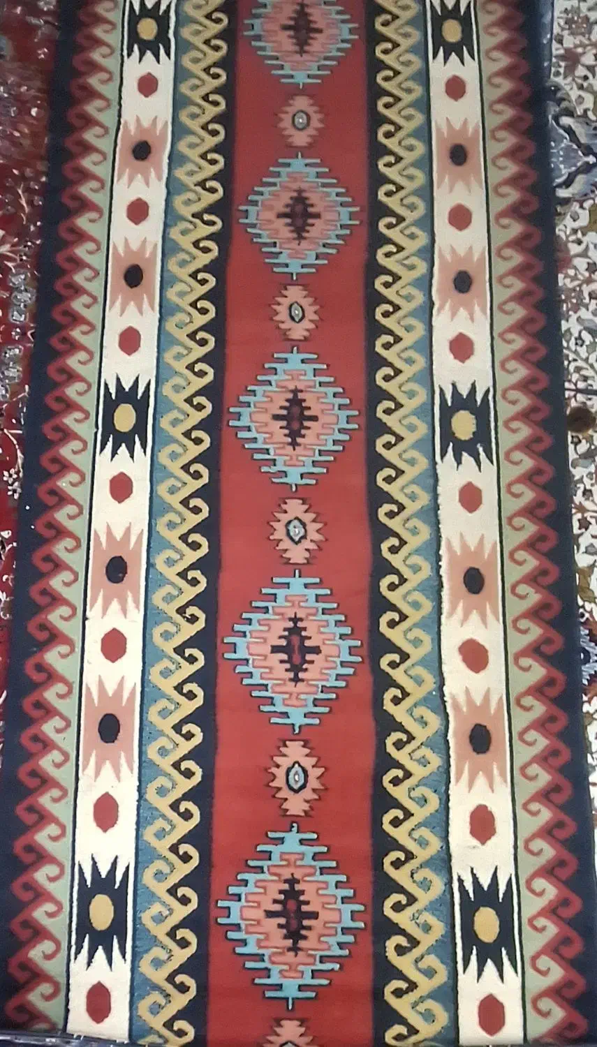 گلیم ماشینی|گلیم، جاجیم، گبه|زنجان, |دیوار