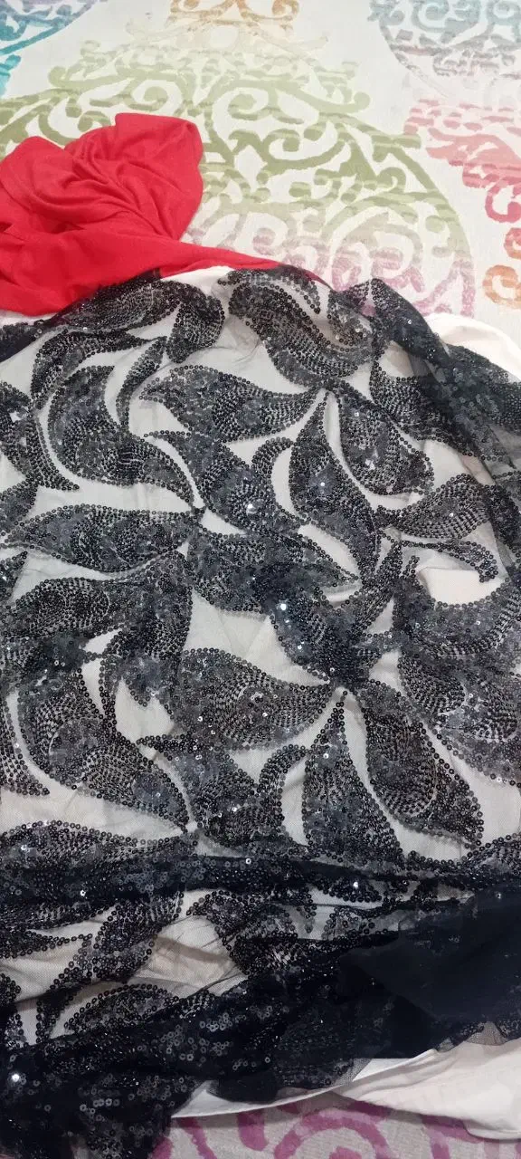 پارچه مجلسی گیپور یک متر|لباس|مشهد, عسگریه|دیوار