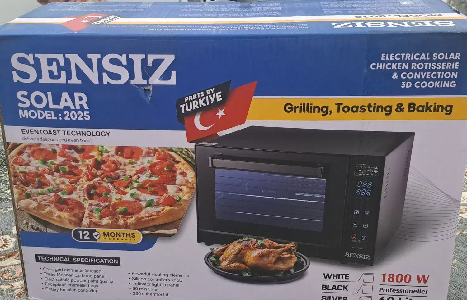 گاز رو میزی و آون توستر جوجهگردان|اجاق گاز و لوازم برقی پختوپز|سنندج, |دیوار