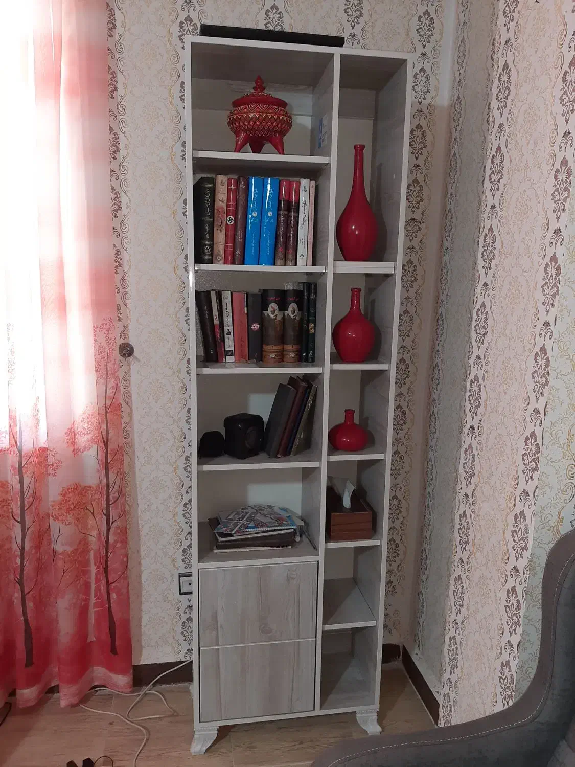 کتابخانه|کتابخانه، شلف، قفسههای دیواری|الوند, |دیوار