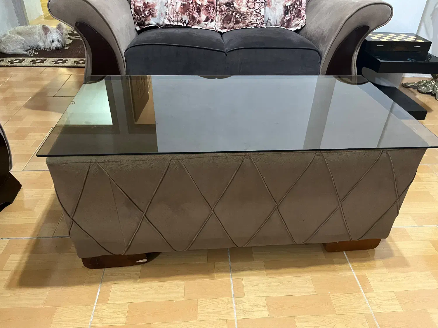 مبل هفت نفره با جلو مبلی کارکرده ۳ تومن|مبلمان خانگی و میز عسلی|گنبد کاووس, |دیوار