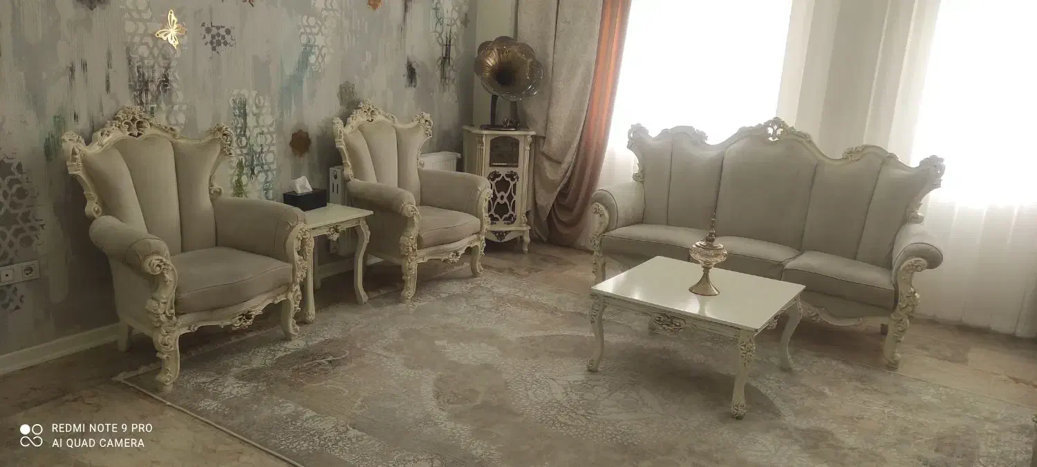 مبل ۷ نفره با جلو مبلی و میز عسلی|مبلمان خانگی و میز عسلی|قرچک, شهرک طلائیه|دیوار