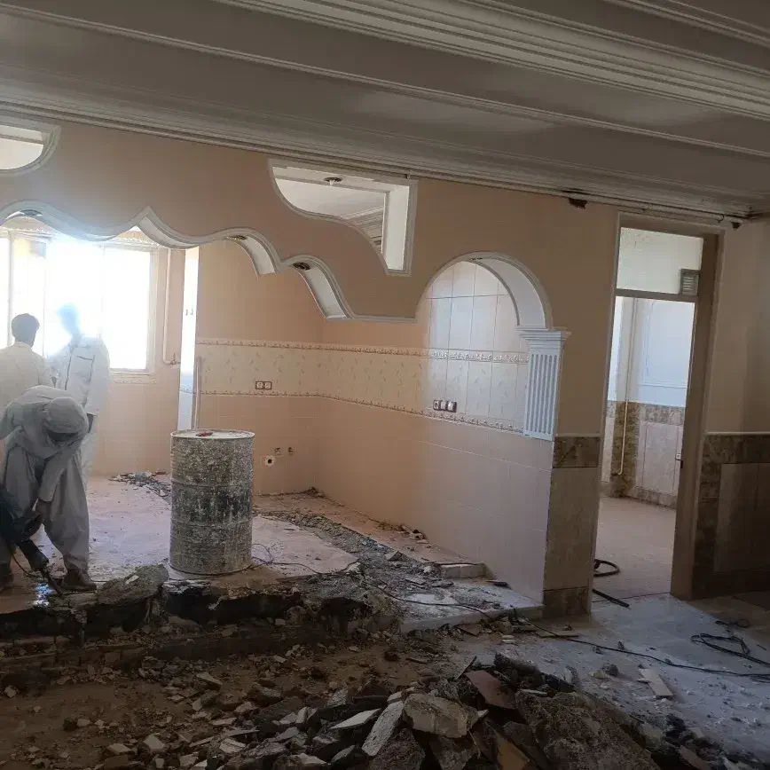 اجرای صفر تا صد اپارتمان تغییرات تخریب کاری|خدمات پیشه و مهارت|زاهدان, |دیوار