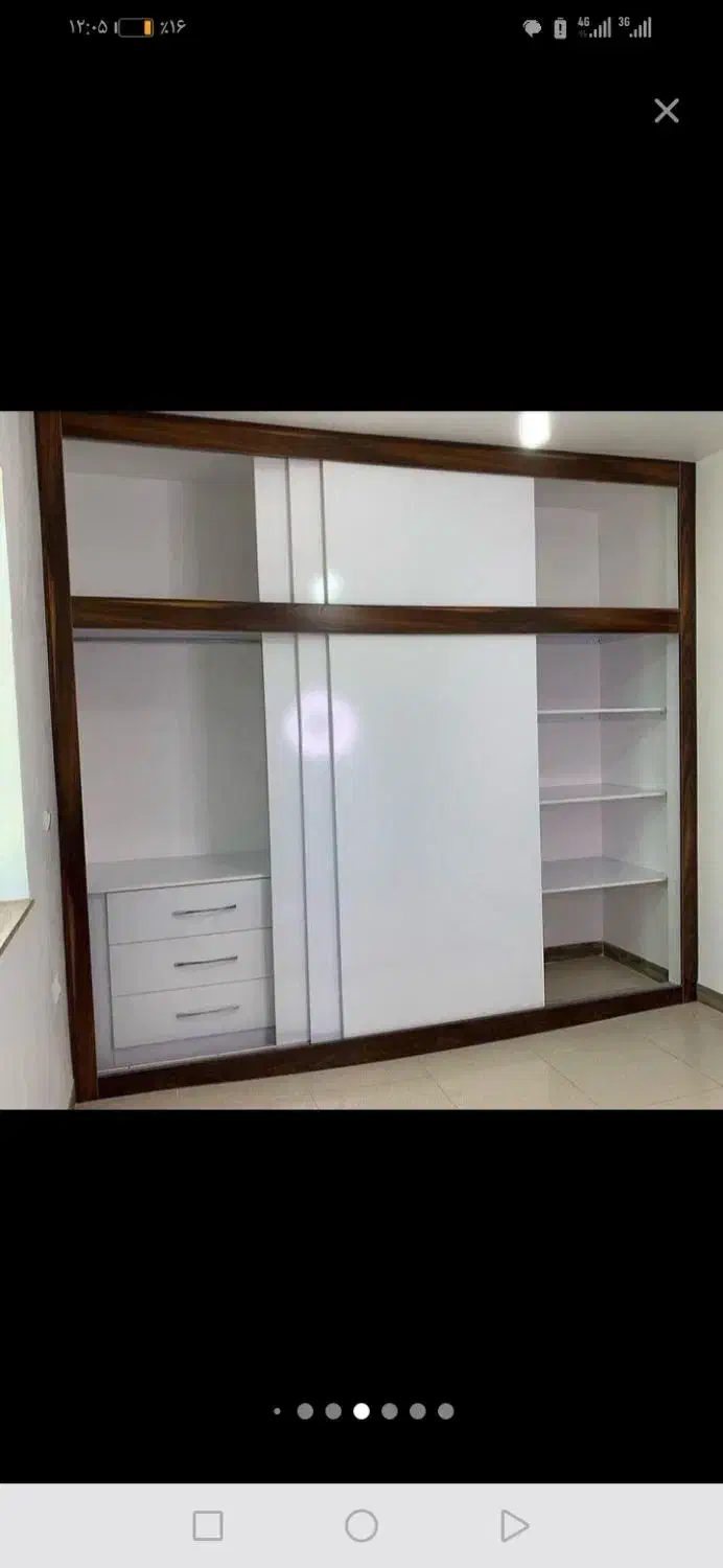 کمد دیواری ام دی اف سفید براق فقط یک هفته|جاکفشی، کمد، دراور|زنجان, |دیوار