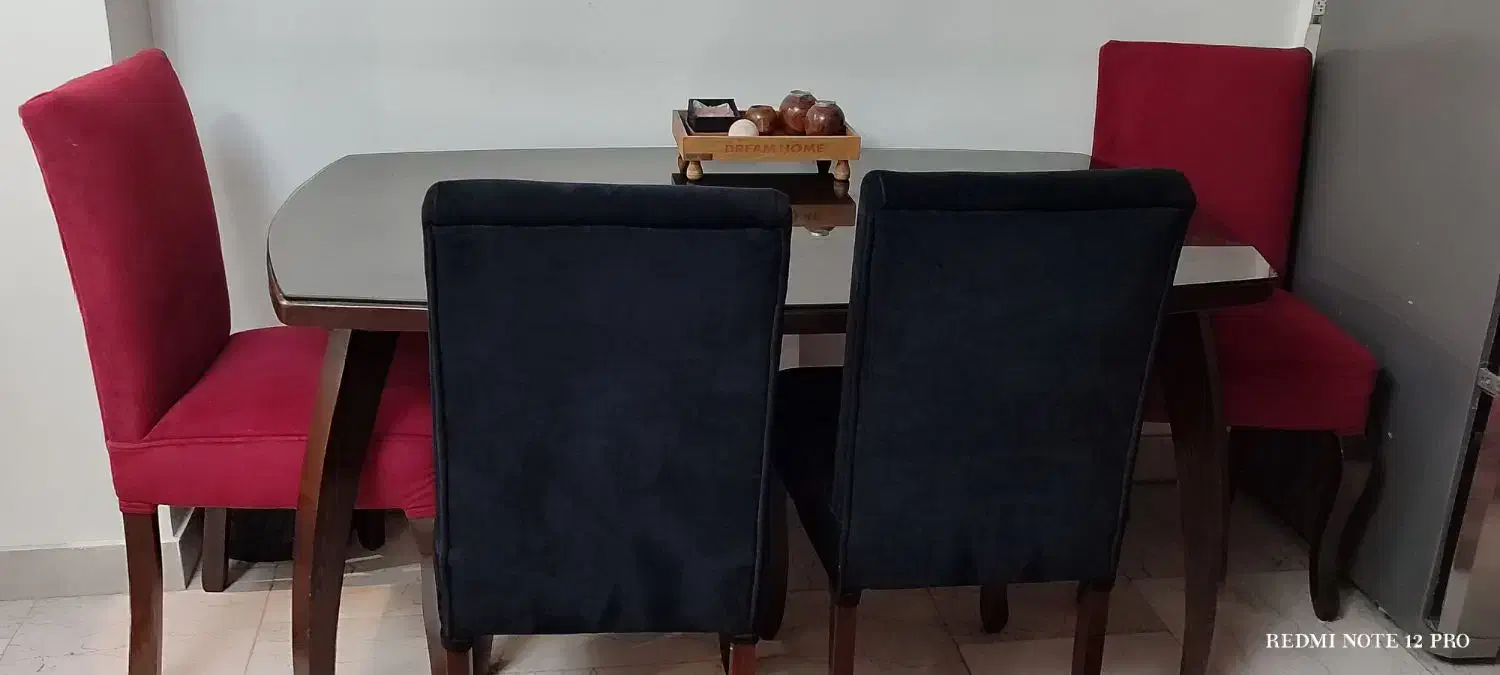 میز صندلی ناهارخوری در حد نو نو|میز و صندلی غذاخوری|تهران, شهرک آزادی|دیوار