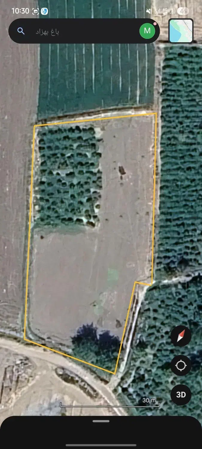 زمین ۲۵۰۰ متری|فروش زمین و ملک کلنگی|خانمیرزا, |دیوار