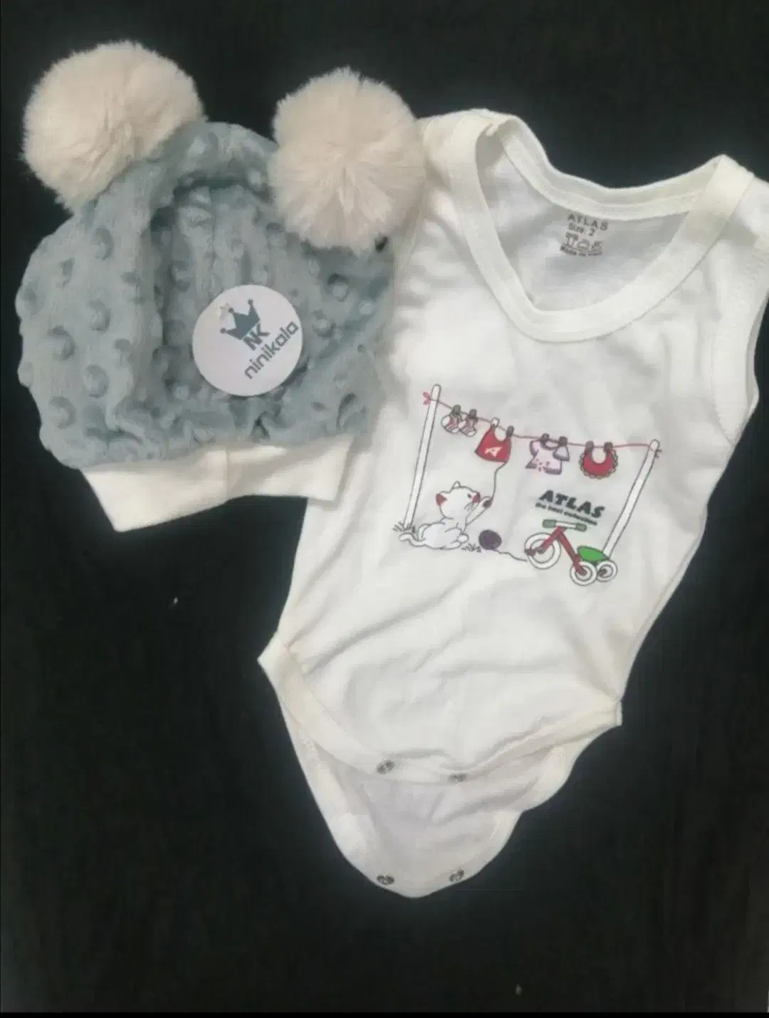 ست نوزادی ۷تیکه سایز ۱ برند (دانالو)،مقداری لباس|کفش و لباس بچه|قم, نیروگاه|دیوار