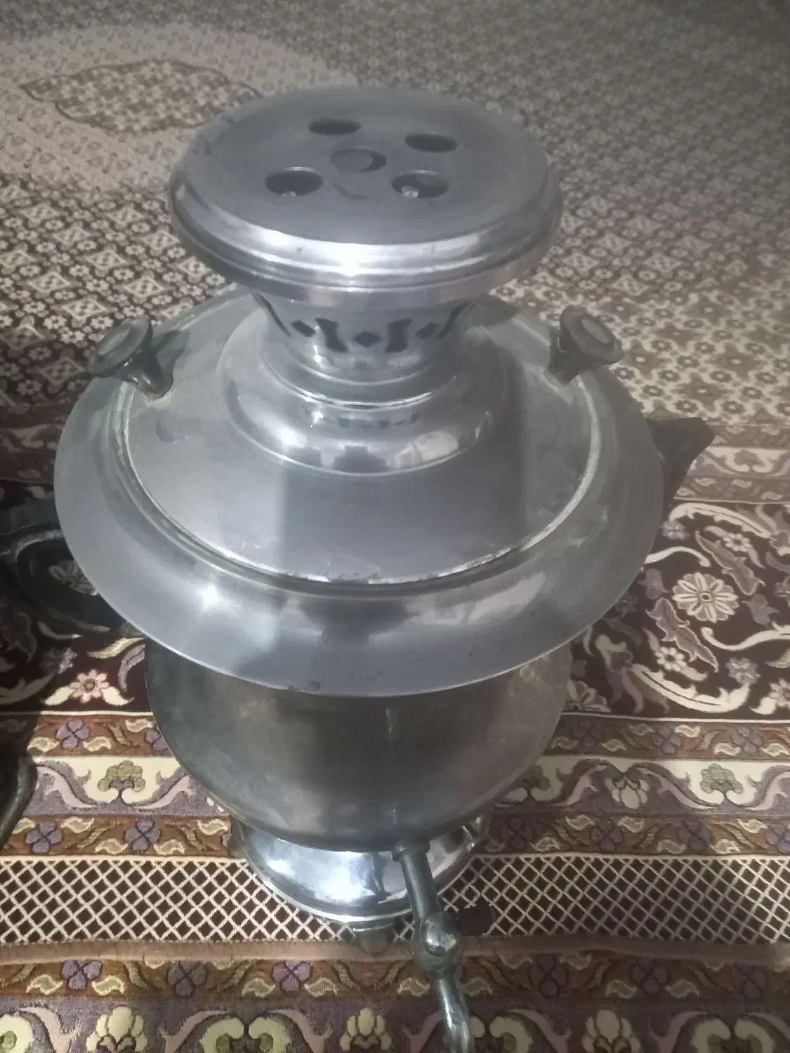 سماورنفتی قدیمی|سماور، چای‌ساز، قهوه‌ساز|گنبد کاووس, |دیوار