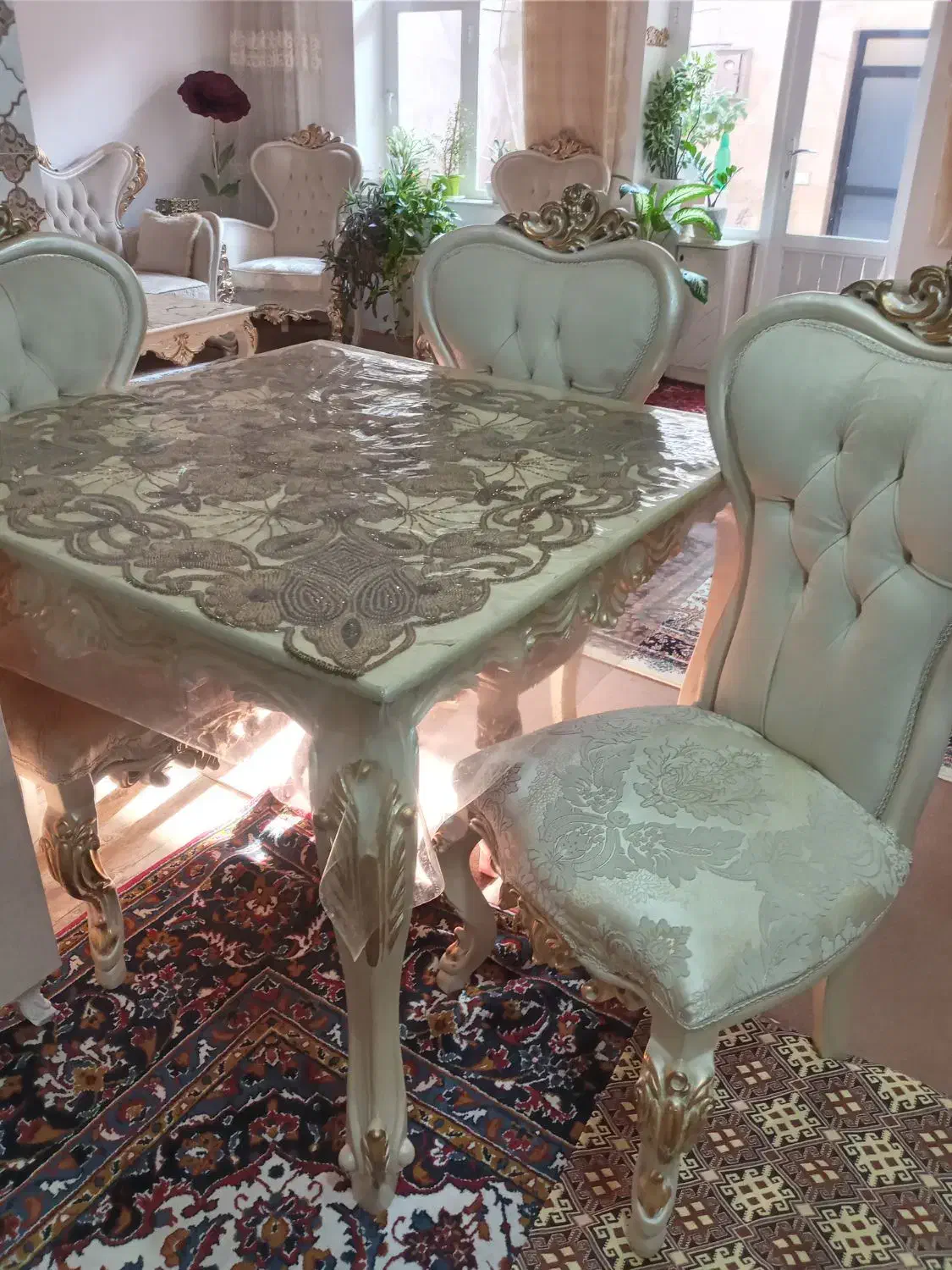 میز ناهارخوری|میز و صندلی غذاخوری|مراغه, |دیوار