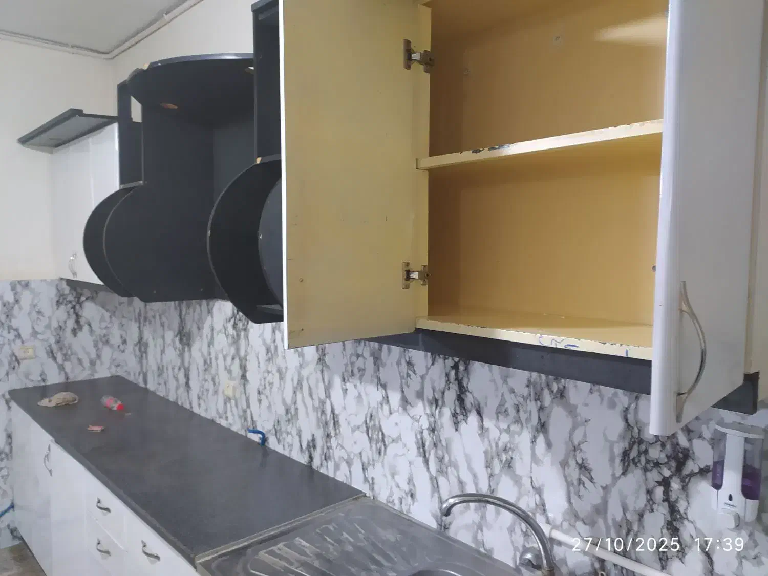 کابینت فلزی ورق سفید با سینک کامل|مصالح و تجهیزات ساختمان|مشهد, مصلی (کارمندان اول)|دیوار