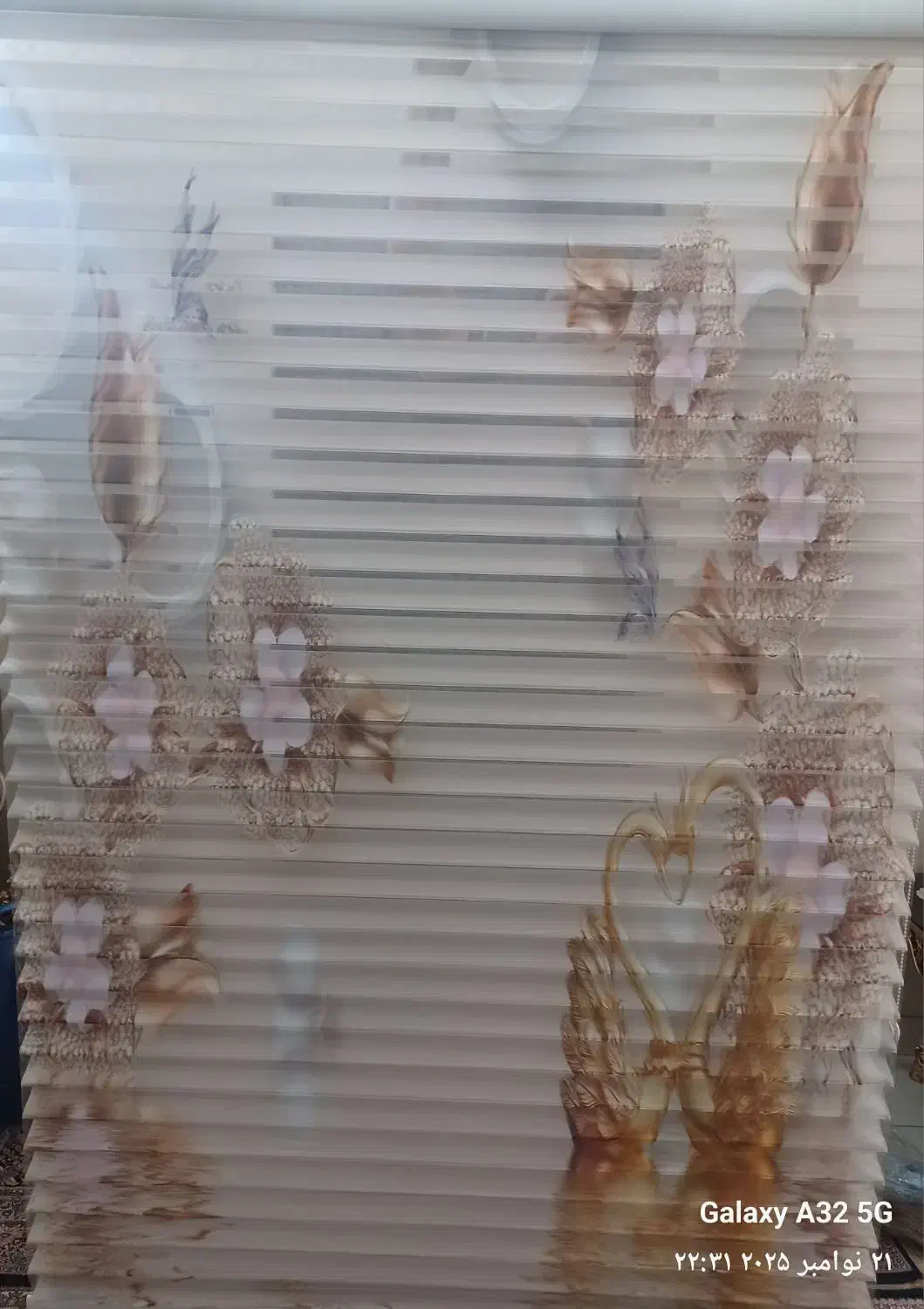 پرده زبرا زیبا و تمیز|پرده، رانر، رومیزی|تهران, کیانشهر|دیوار