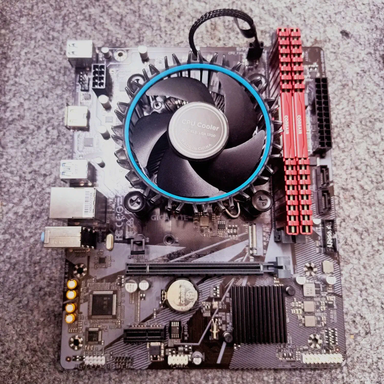 باندل مادربرد H610 - MK رم Corsair 16gb فن فابریک|قطعات و لوازم جانبی رایانه|قم, سالاریه|دیوار