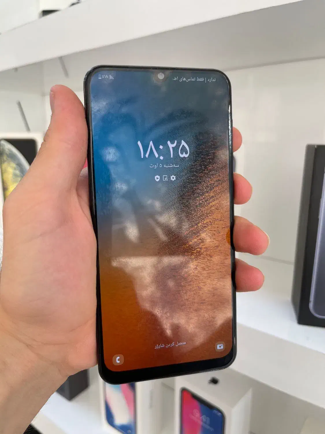 گوشی سامسونگ مدلGalaxy A50 128G Ram4مشکی دوسیم|موبایل|قزوین, |دیوار