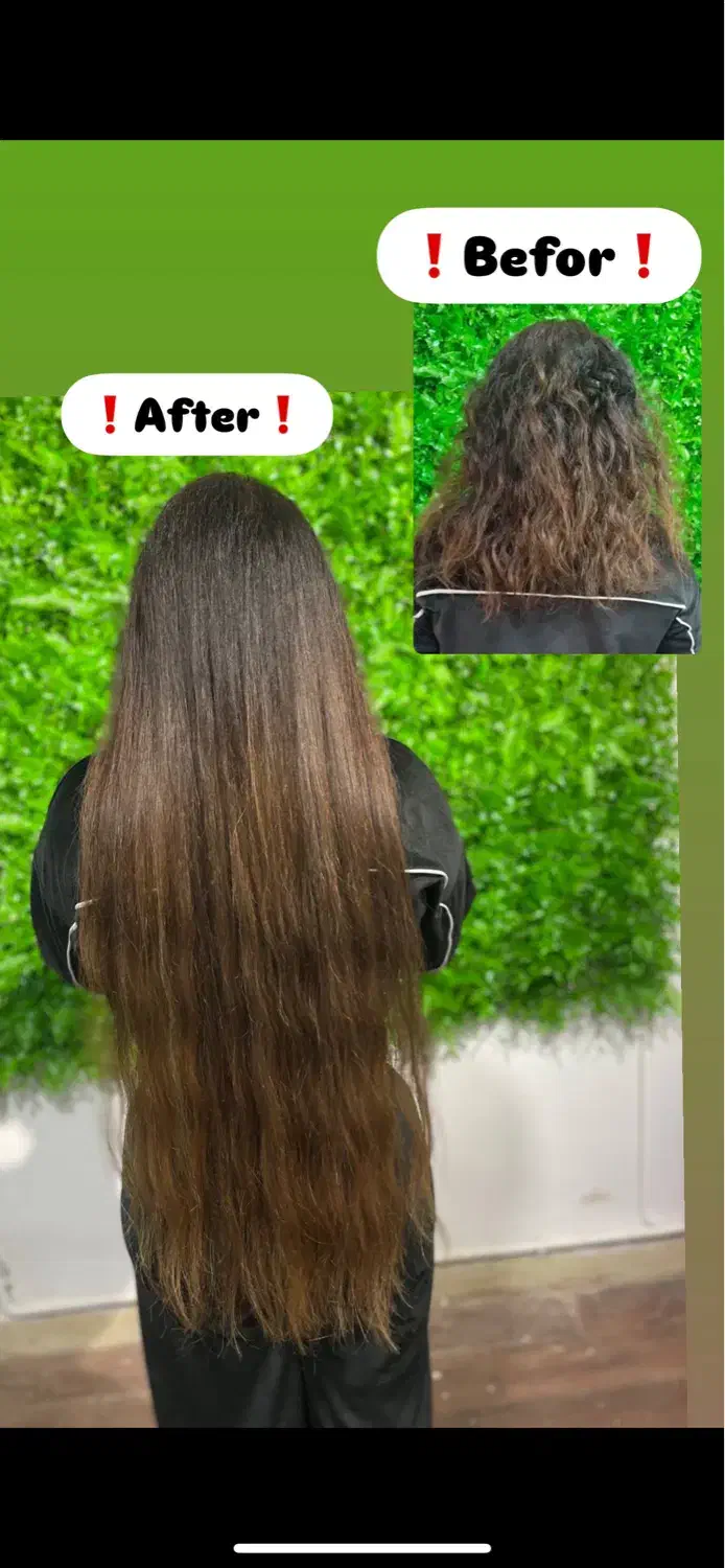 اکستنشن موی ۱۰۰٪ طبیعی با نصب رایگان و تضمیمنی|خدمات آرایشگری و زیبایی|تهران, یافت‌آباد|دیوار