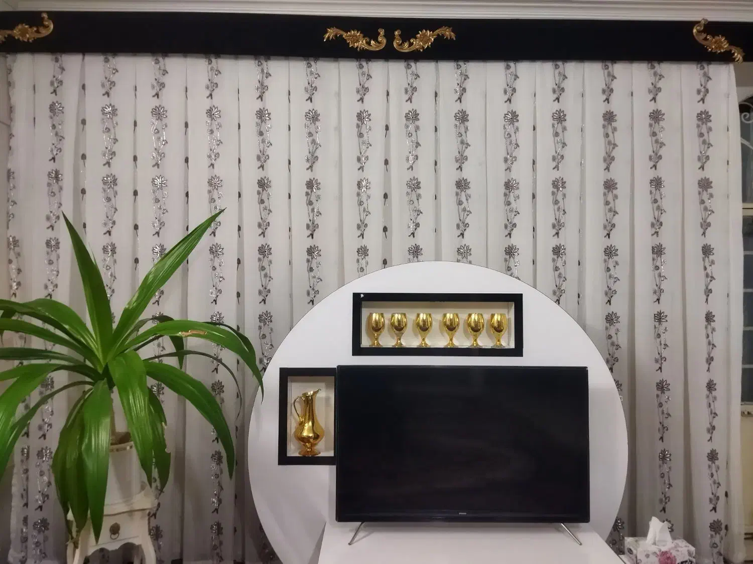 پرده|پرده، رانر، رومیزی|جهرم, |دیوار