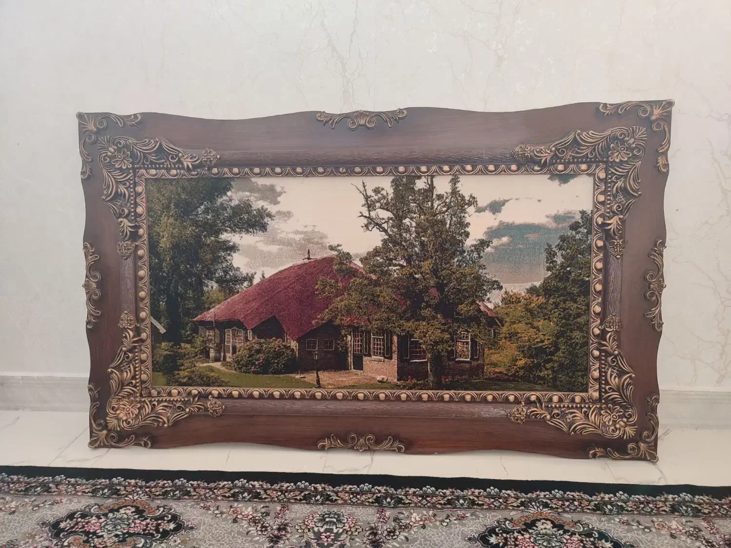 تابلو فرش ماشینی نو|تابلو فرش|سنقر, |دیوار