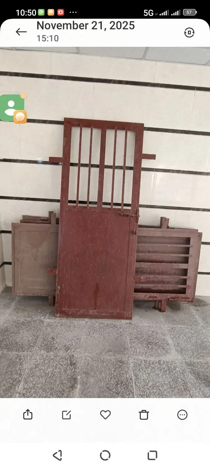 درب فلزی (7 عدرب آهن آماده)|مصالح و تجهیزات ساختمان|سیرجان, |دیوار