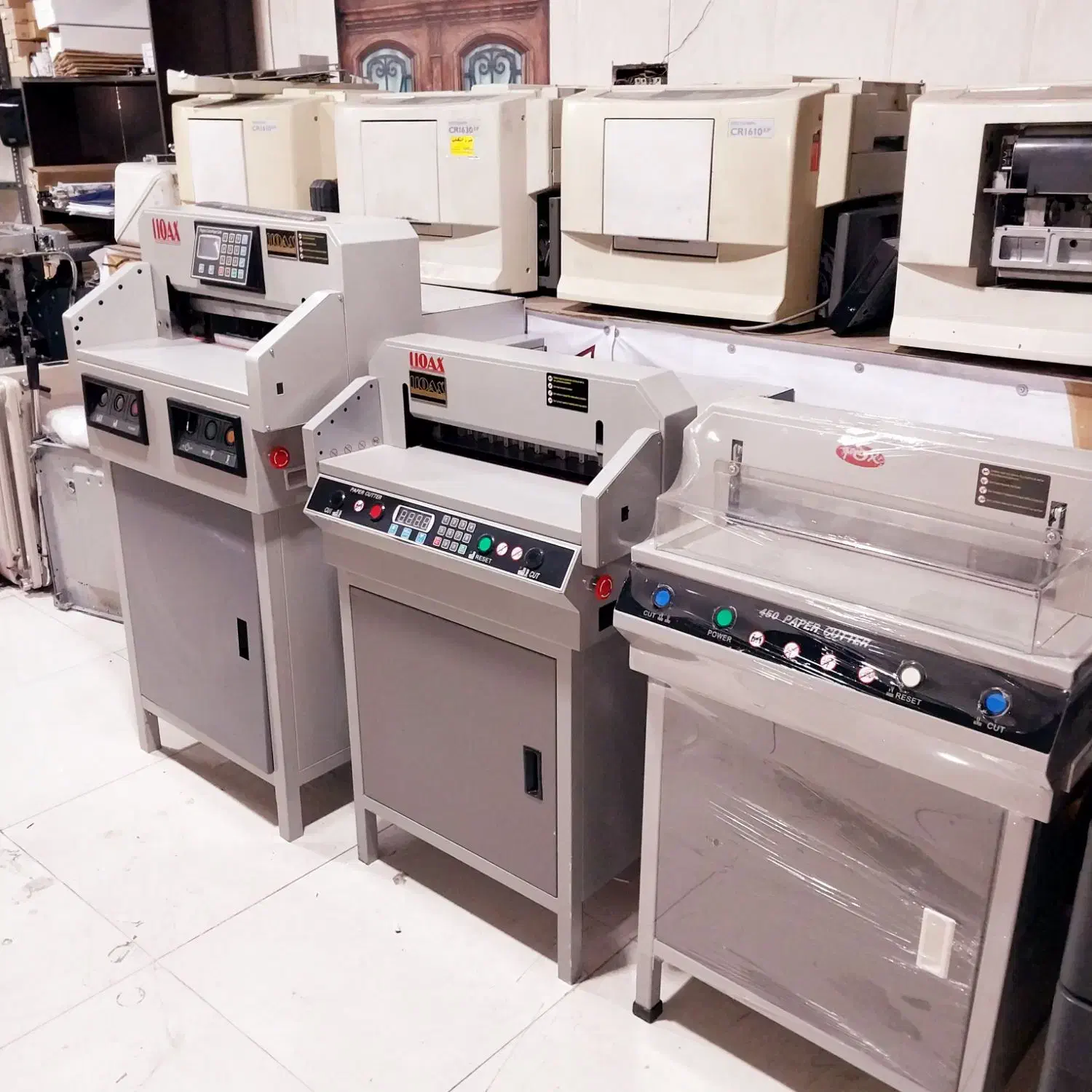 برش دهنده کتاب گیوتین برش برقی برش‌کاغذ‌کاتر|ماشین‌آلات صنعتی|گرمدره, |دیوار