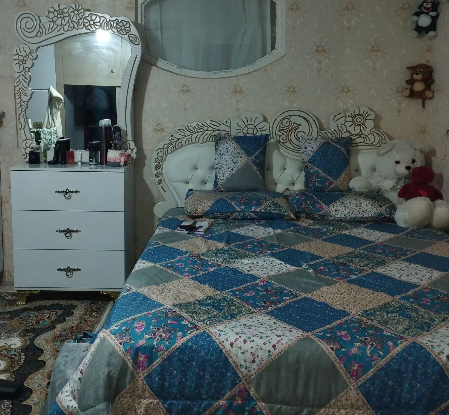 تخت خواب دونفره|تخت و سرویس خواب|قم, جمکران|دیوار