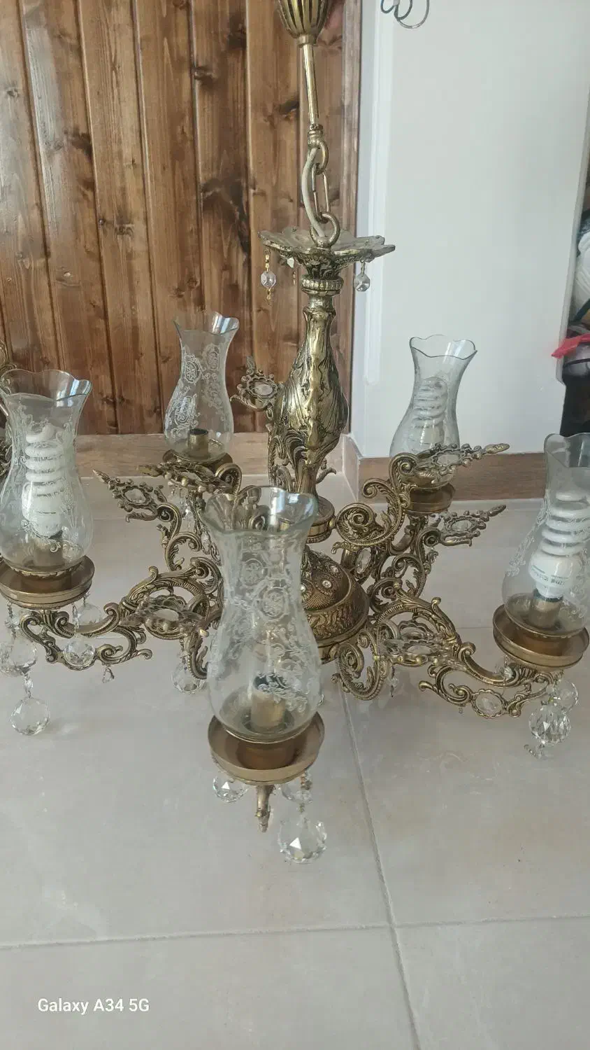 لوستر|لوستر و چراغ آویز|مهدی شهر, |دیوار