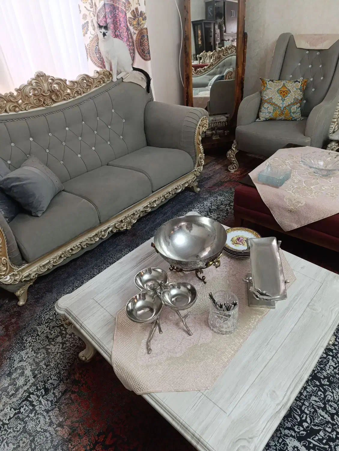 مبل استیل|مبلمان خانگی و میز عسلی|رشت, پستک|دیوار