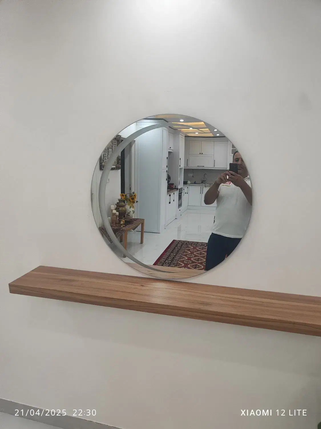 آینه قدی گنبدی ودفرمه وگرد|آینه|بندر ماهشهر, |دیوار