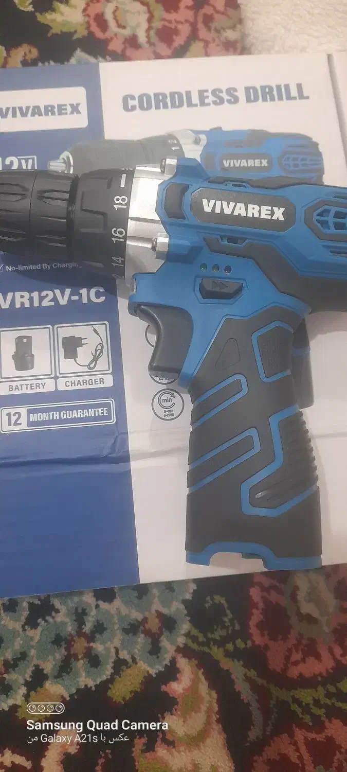 دریل شارژی ویوارکس ۱۲|ابزارآلات|بافق, |دیوار