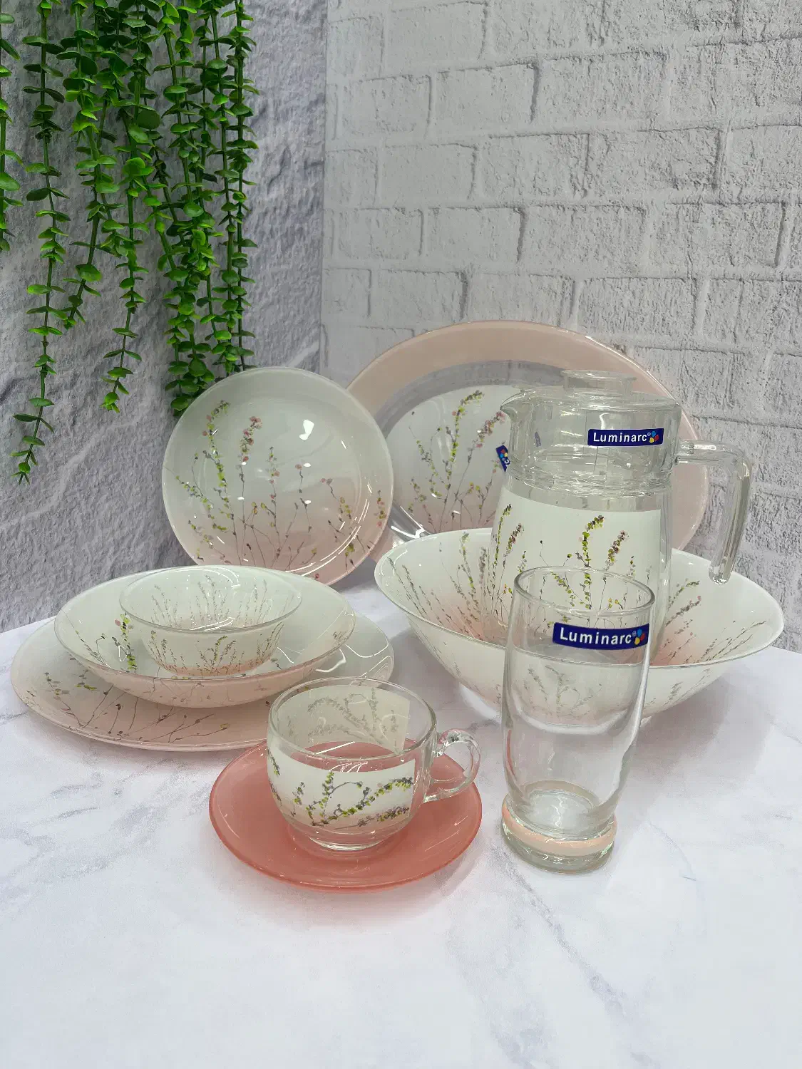 سرویس آرکوپیرکس ۴۶پارچه لومینارک گل فابریک|ظروف سرو و پذیرایی|تهران, شوش (باغ آذری)|دیوار