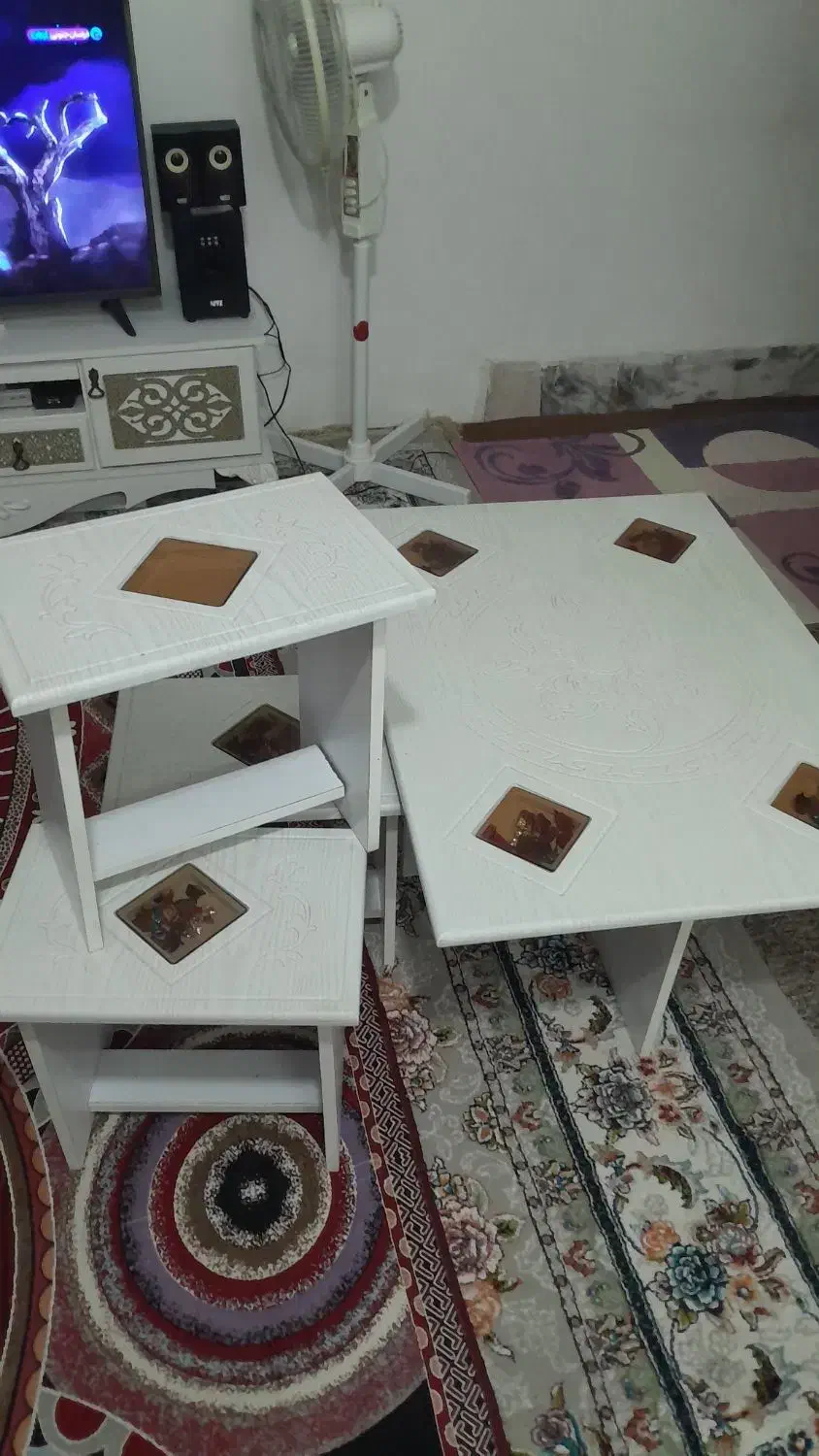 میز ۴ تیکه کار تهران|مبلمان خانگی و میز عسلی|مشهد, طبرسی شمالی|دیوار
