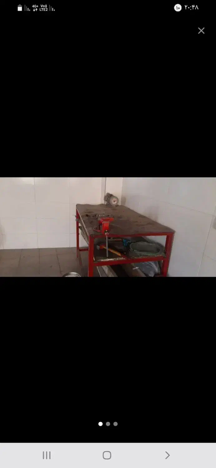 میز کار اهنی با دستگاه گیرپا|فروشگاه و مغازه|فیروزآباد (فارس), |دیوار