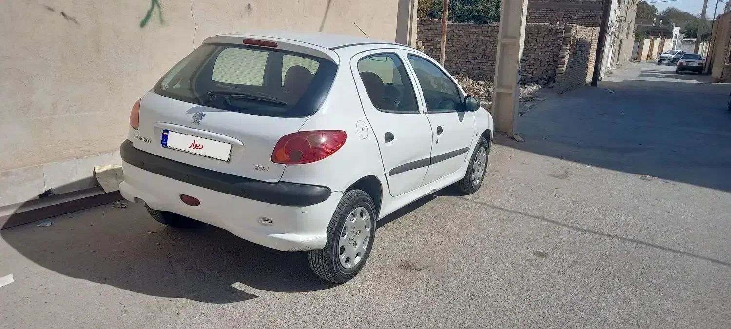 206 تمام فابریک نقد و اقساط تیپ ۳|خودرو سواری و وانت|مهریز, |دیوار