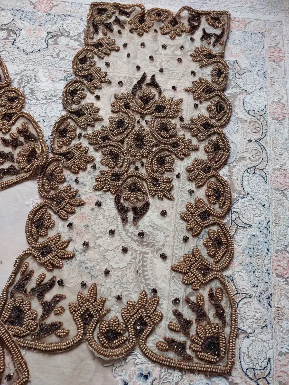 رومیزی چهارتیکه کاملا نو|پرده، رانر، رومیزی|چمستان, |دیوار