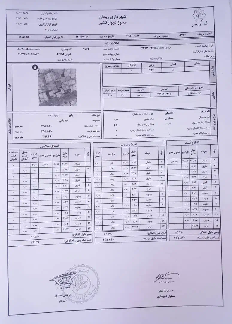فروش زمین در رو به روی بانک ملت رودان|فروش زمین و ملک کلنگی|رودان, |دیوار