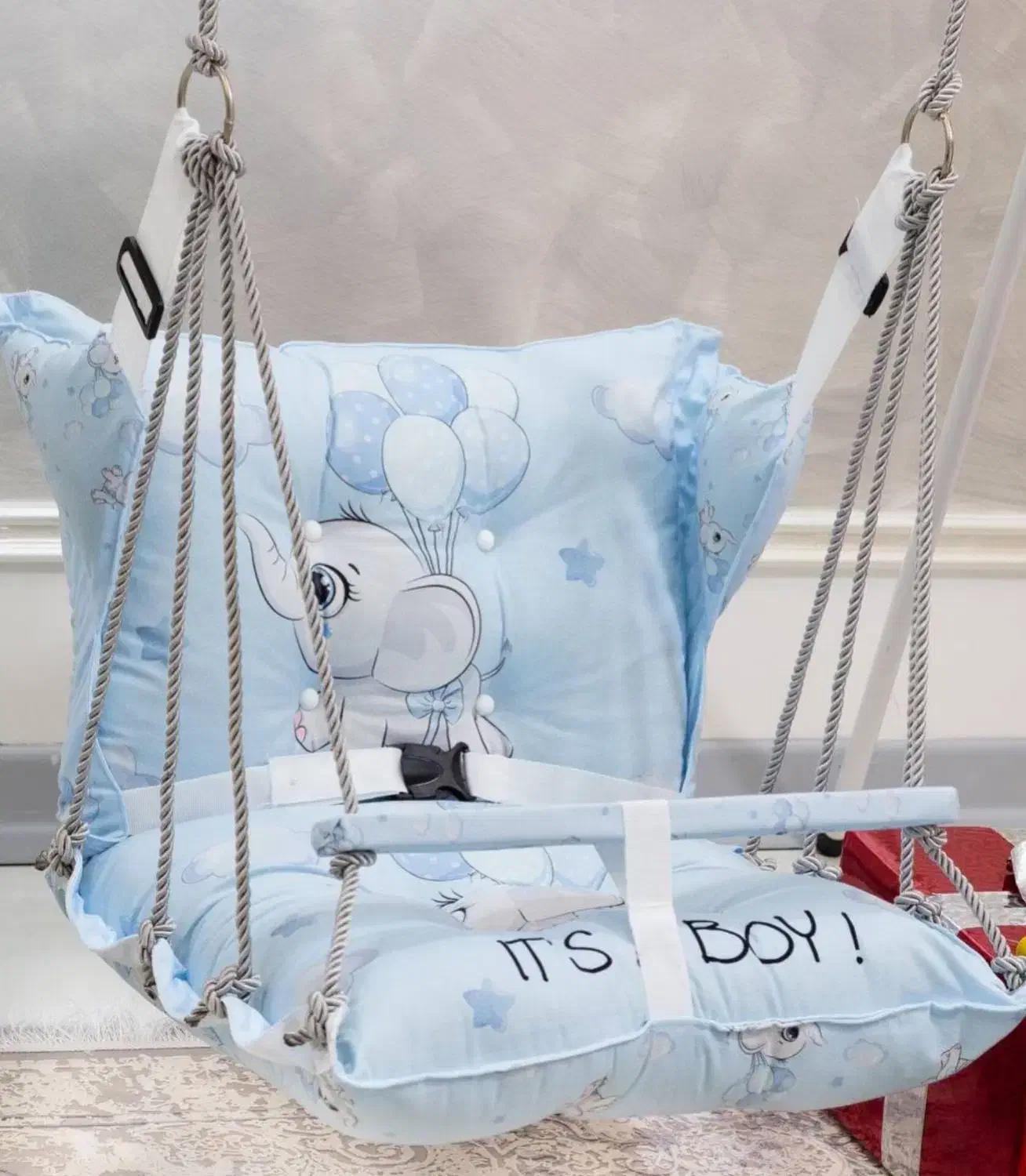 تاب گهواره ای دو رو مخملی کودک/سیسمونی ریسمان سنج|اسباب و اثاث بچه|اهواز, طالقانی|دیوار