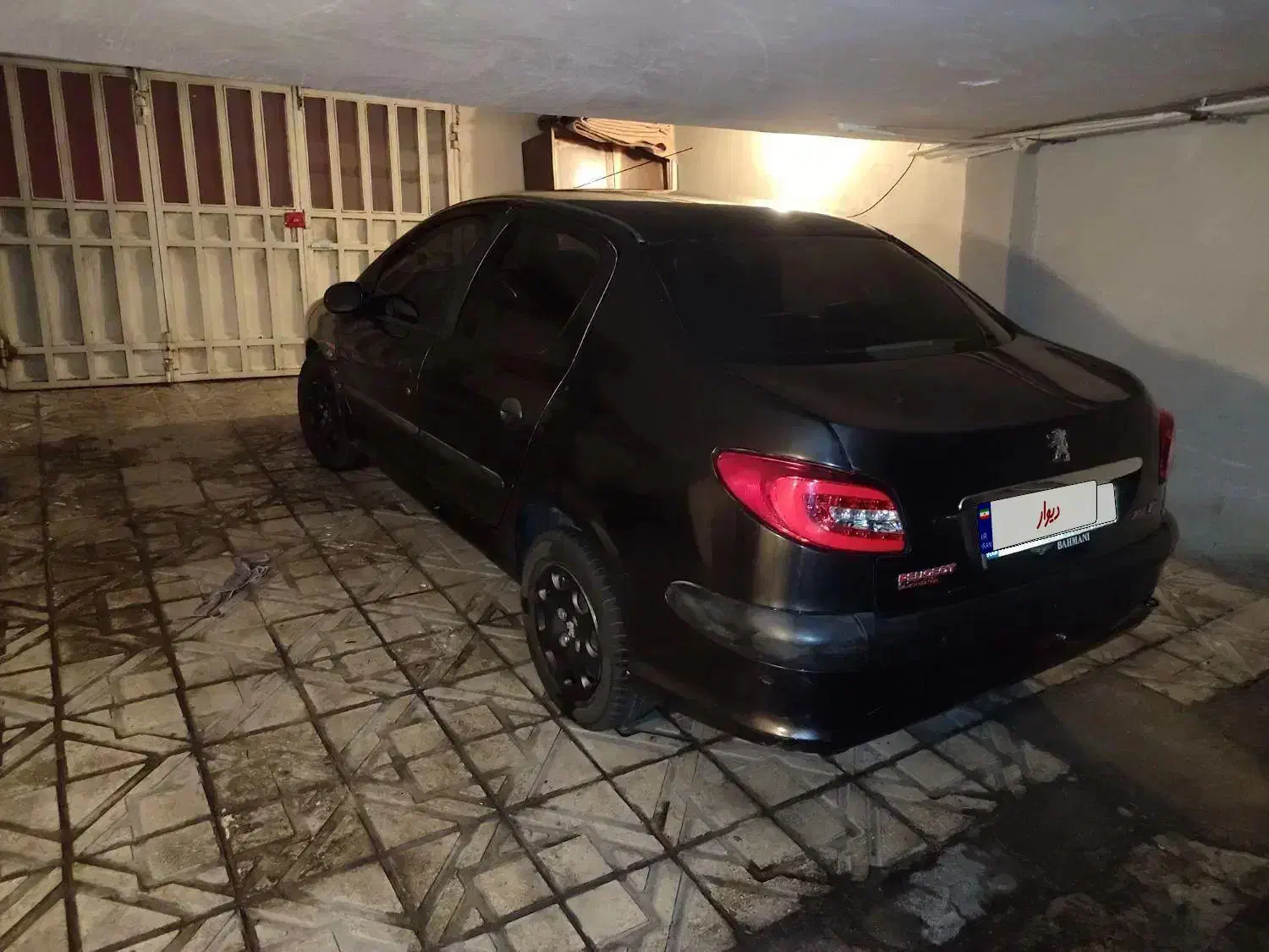 206 sd-v8 مدل93 مشکی|خودرو سواری و وانت|تهران, بریانک|دیوار
