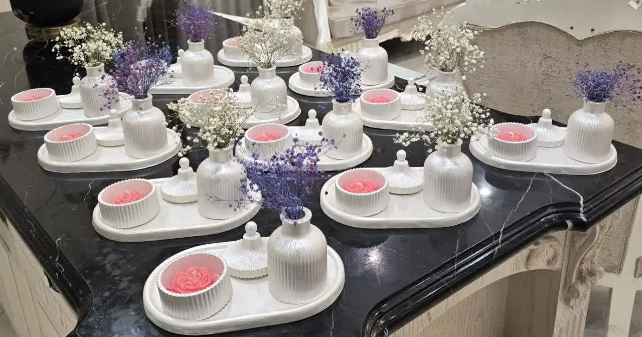 سنگ مصنوعی و شمع|مجسمه، تندیس، ماکت|مشهد, فرهنگیان (شهرک غرب)|دیوار