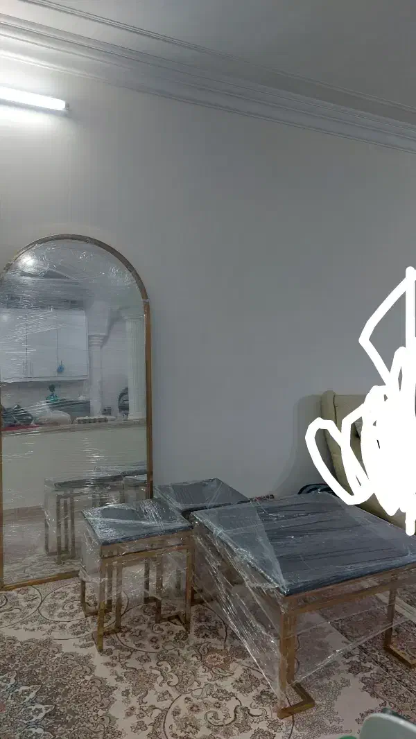 آینه قدی و جلو مبلی ۳ تیکه|آینه|مشهد, هنرور|دیوار
