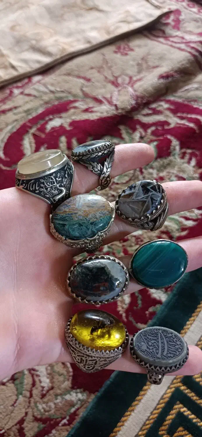 انگشتر عقیق معدنی|بدلیجات|خرمآباد (تنکابن), |دیوار