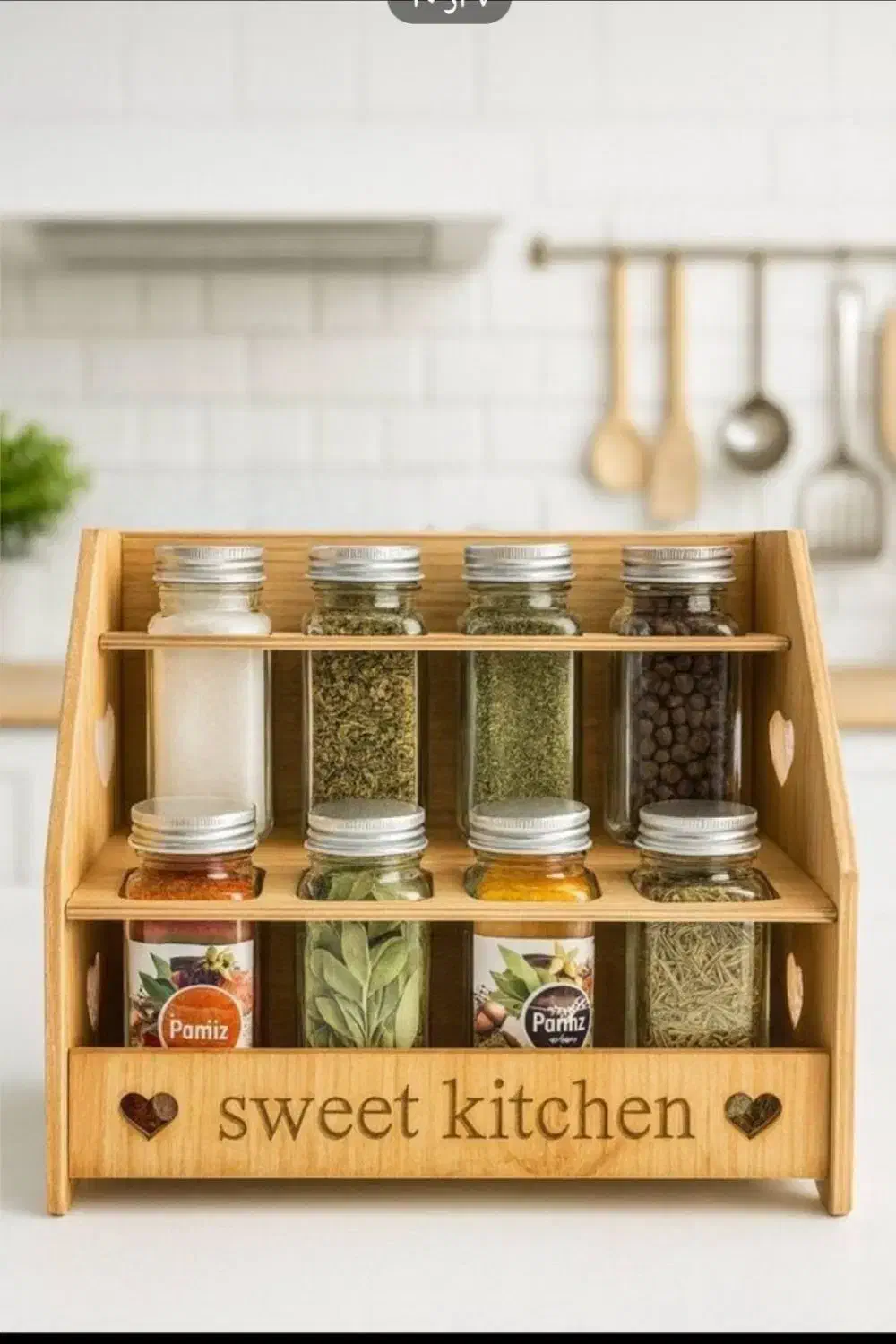 جاادویه استند چوبی|ظروف نگهدارنده، پلاستیکی، یک‌بارمصرف|سنندج, |دیوار