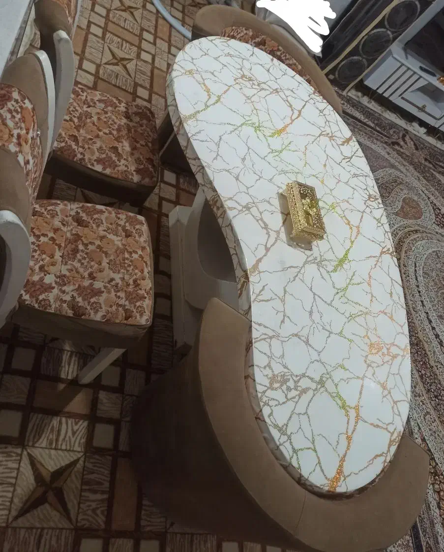 میز ناهارخوری خوری|میز و صندلی غذاخوری|زابل, |دیوار