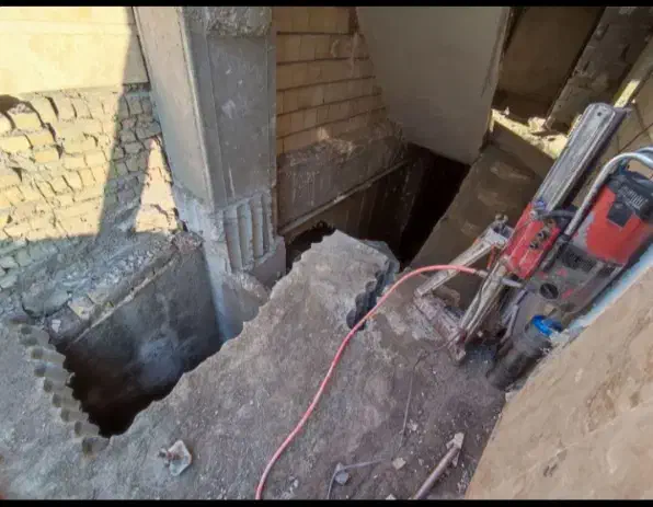 کرگیری و برش بتن و کاشت میلگرد|خدمات پیشه و مهارت|کرج, کمالشهر|دیوار