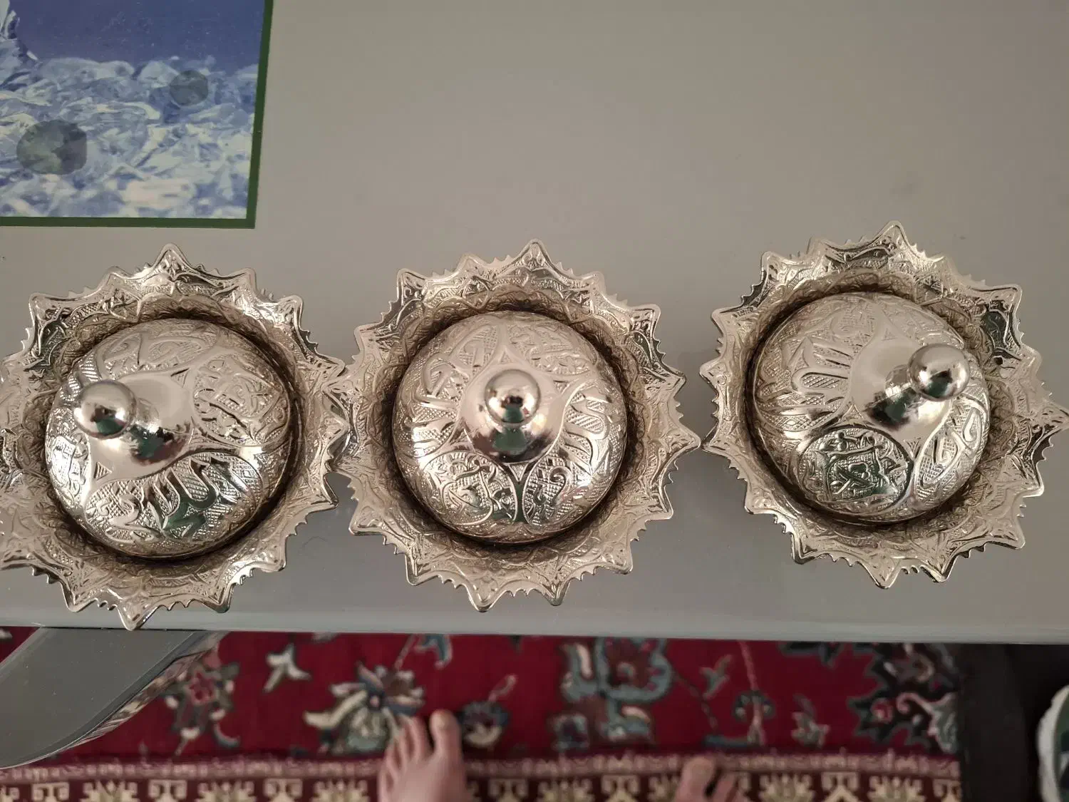 قندان  اصل ترکیه|کلکسیون اشیاء عتیقه|آمل, |دیوار