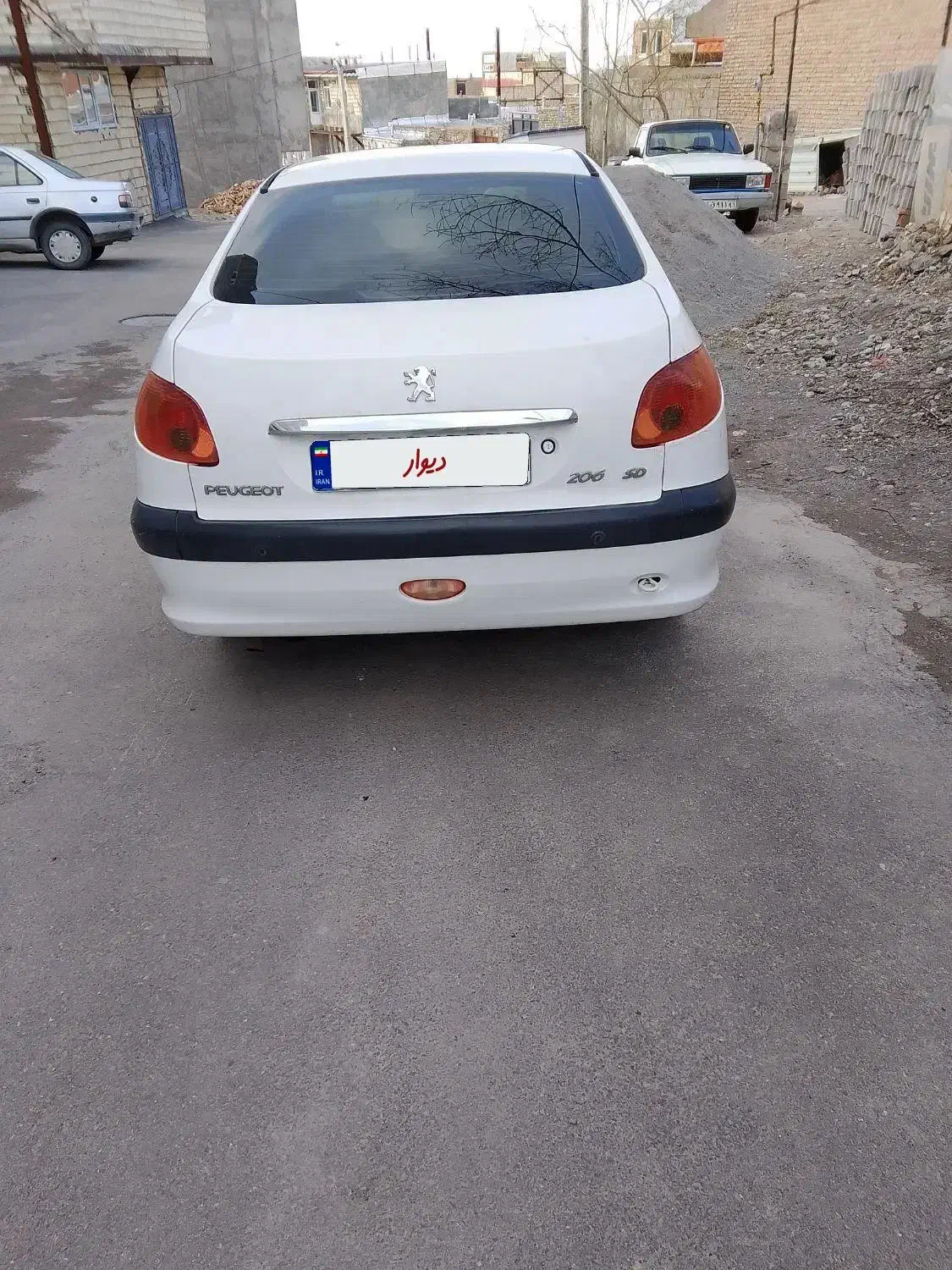 206اس دی وی8|خودرو سواری و وانت|مشگین شهر, |دیوار