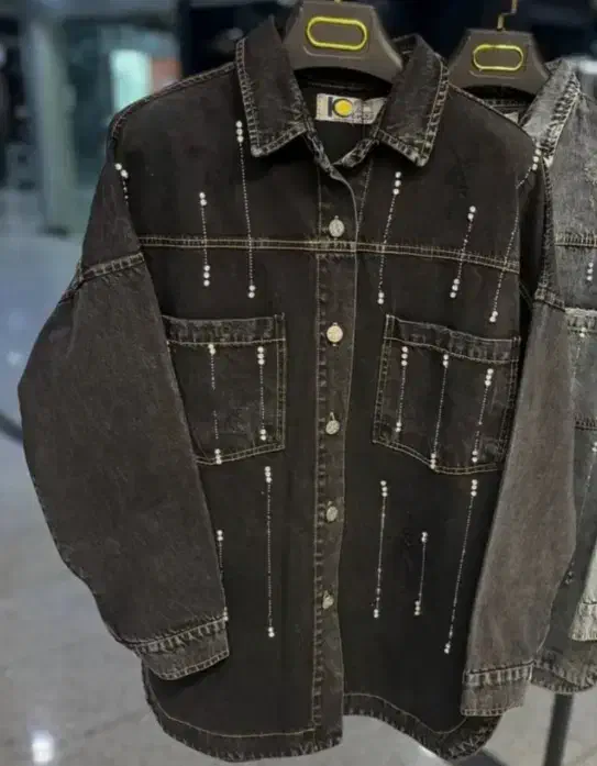 مانتو شومیزی جین سنگدوزی ۴۶|لباس|خرم‌آباد, |دیوار