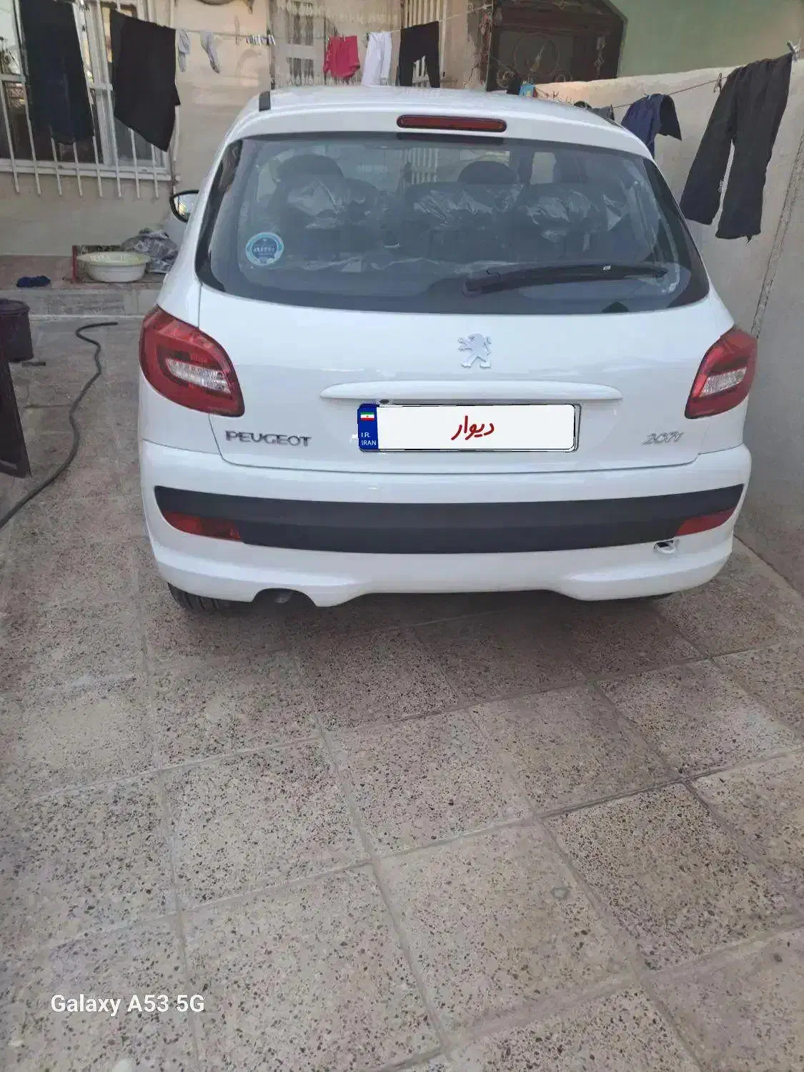 ۲۰۷ خشک سقف فلز بدون کارکرد ‌tu5p|خودرو سواری و وانت|سرپل ذهاب, |دیوار