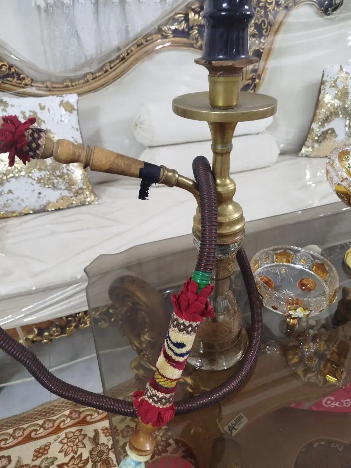 قلیان تنه برنجی فروش فوری|کلکسیون و سرگرمی|اندیشه, شهرک مریم|دیوار