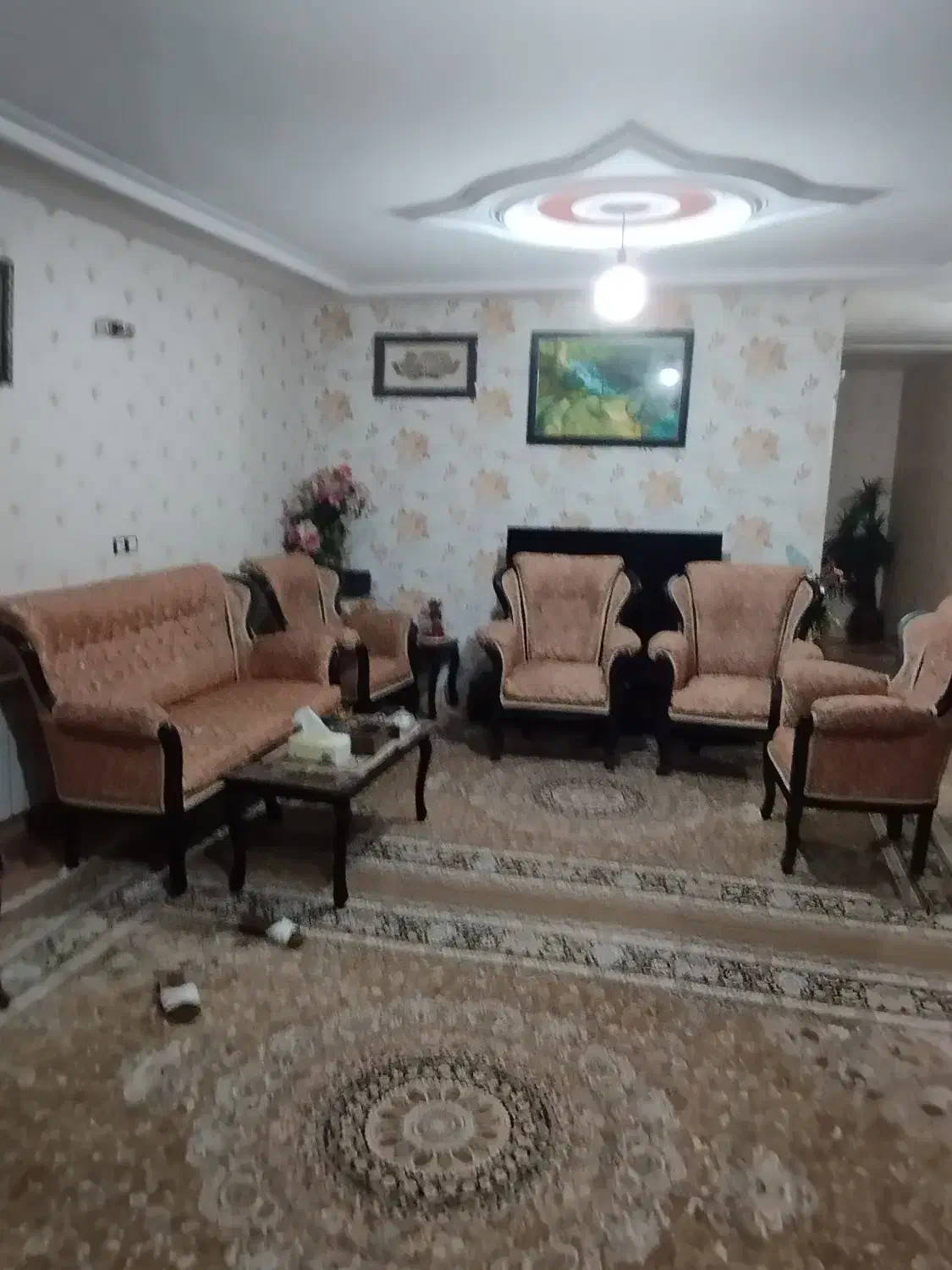 مبل راحتی 7نفره در حد نو|مبلمان خانگی و میز عسلی|لاهیجان, جمهوری|دیوار