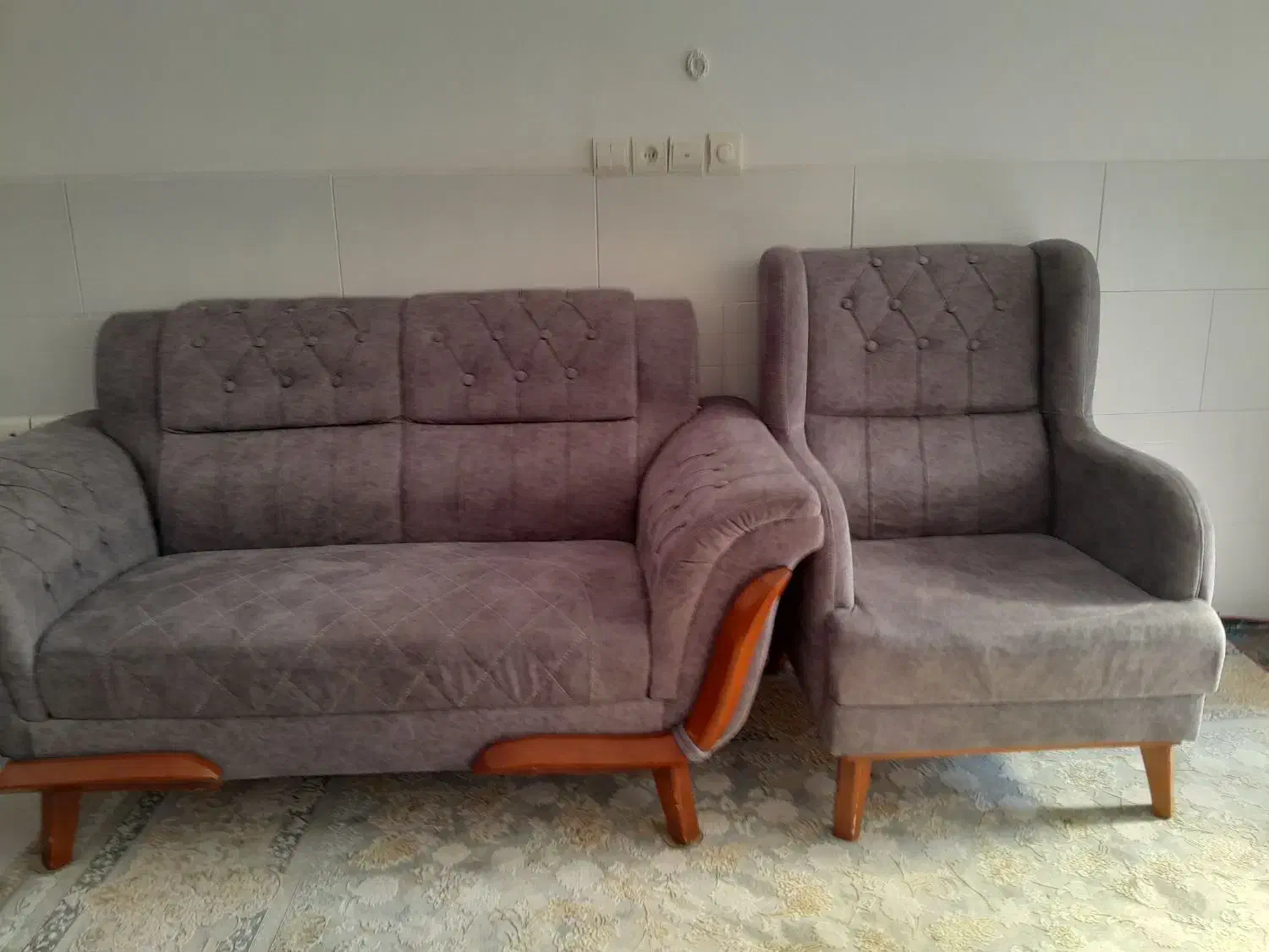 فروش مبل در حد نو|مبلمان خانگی و میز عسلی|مهریز, |دیوار