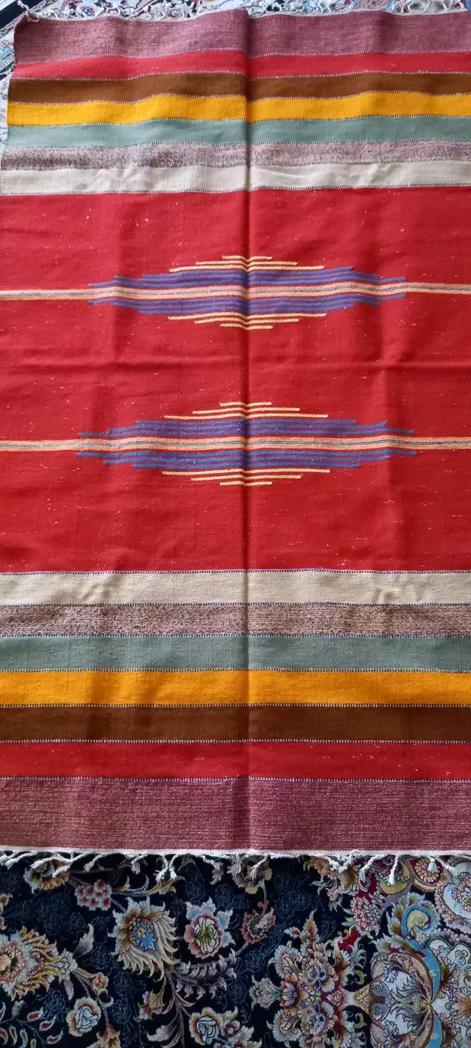 گلیم دست باف سنتی ،نو،دو رو|گلیم، جاجیم، گبه|دامغان, |دیوار